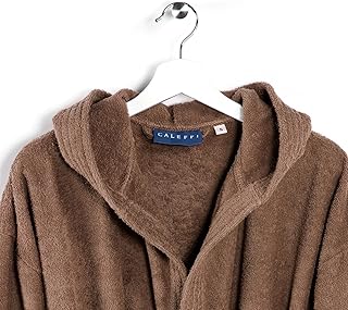 Caleffi Unisex Minorca Bademantel mit Kapuze