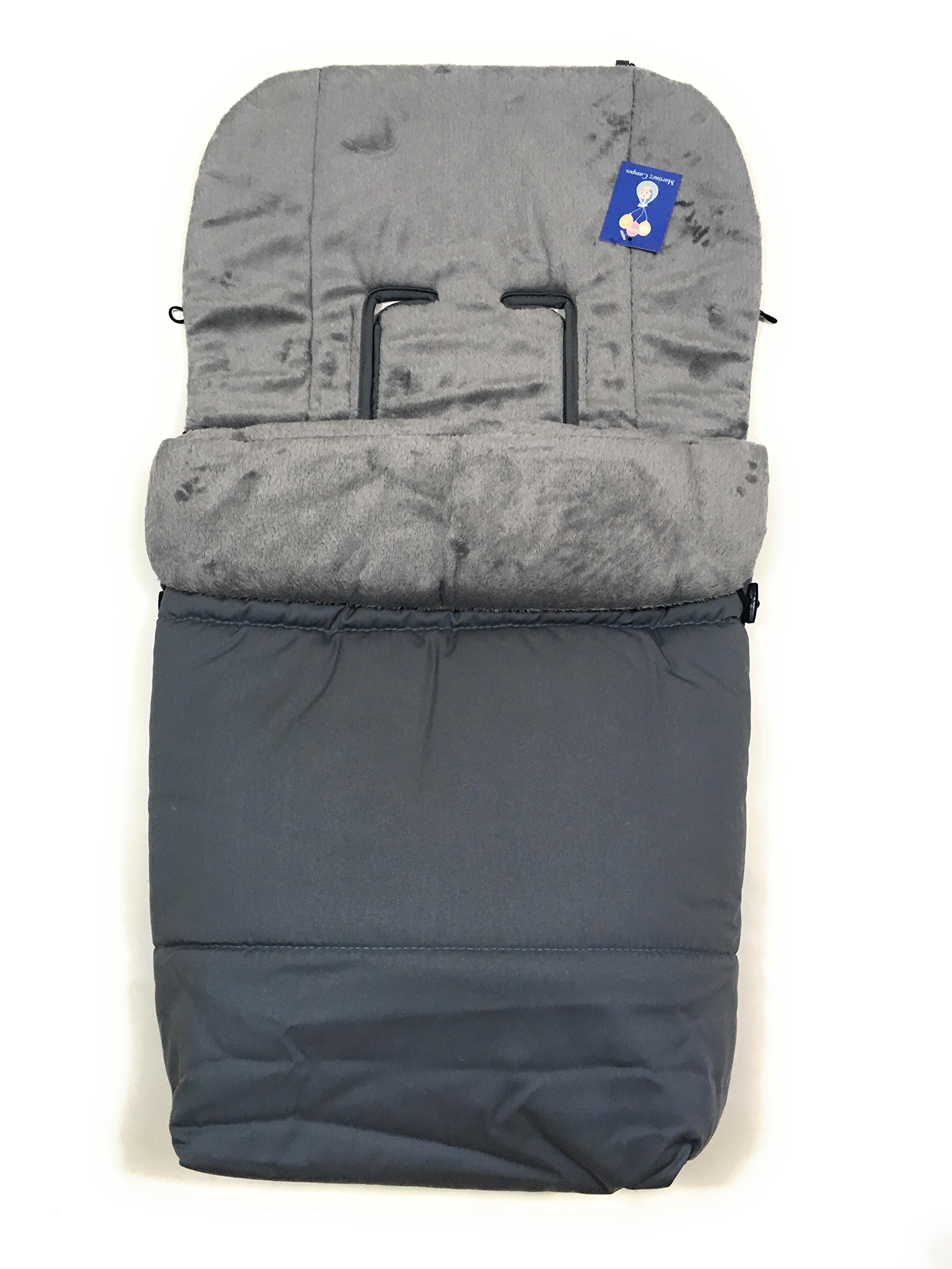 Saco Universal para Silla McClaren. Forro polar " Danielstore".Color gris