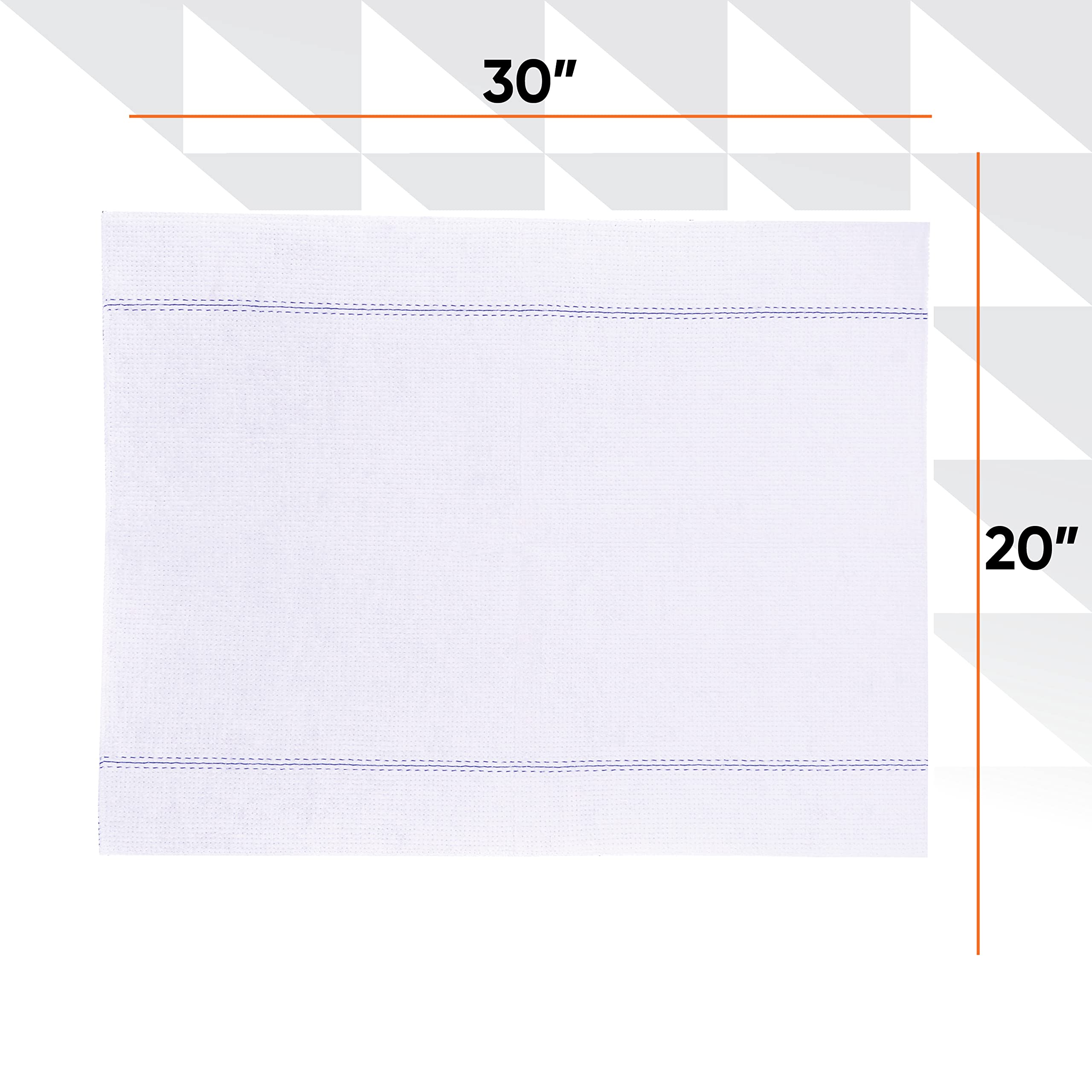 Superio - Toalla de microfibra para trapeador de piso, paño blanco para mopa de estilo cubano, esponja israelí, cocina, limpieza de baño, azulejos, piedra, madera, lavado de pisos, toalla de secado,