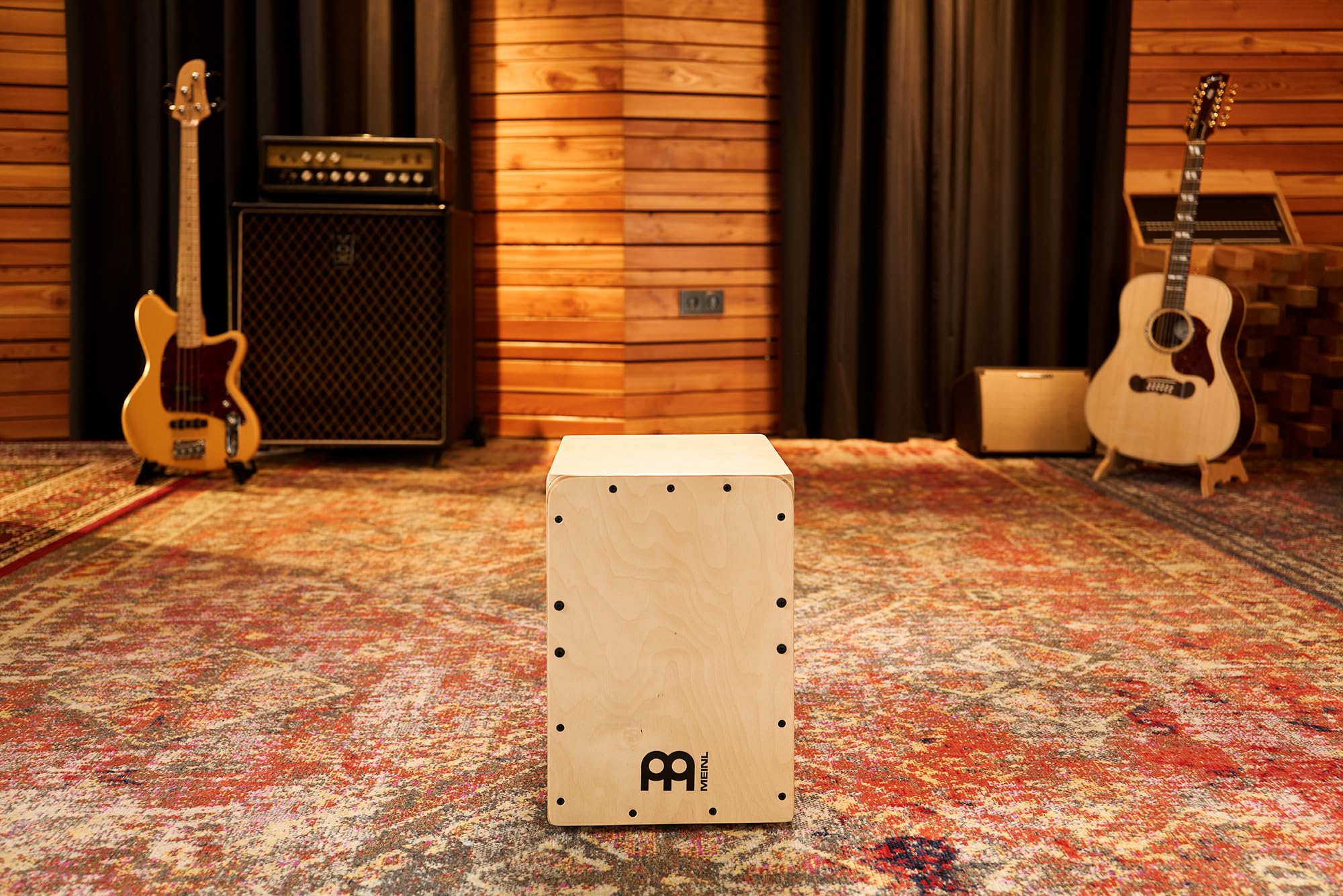 meinl percussion jc50b madera de abedul Báltico compacto cajón de mermelada con interno Snares