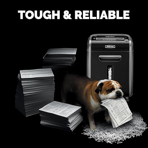 Miniatura 8 de Fellowes - Trituradora de papel Powershred 79Ci 100 % a prueba de atascos; trituradora de corte transversal de trabajo medio con capacidad para 16