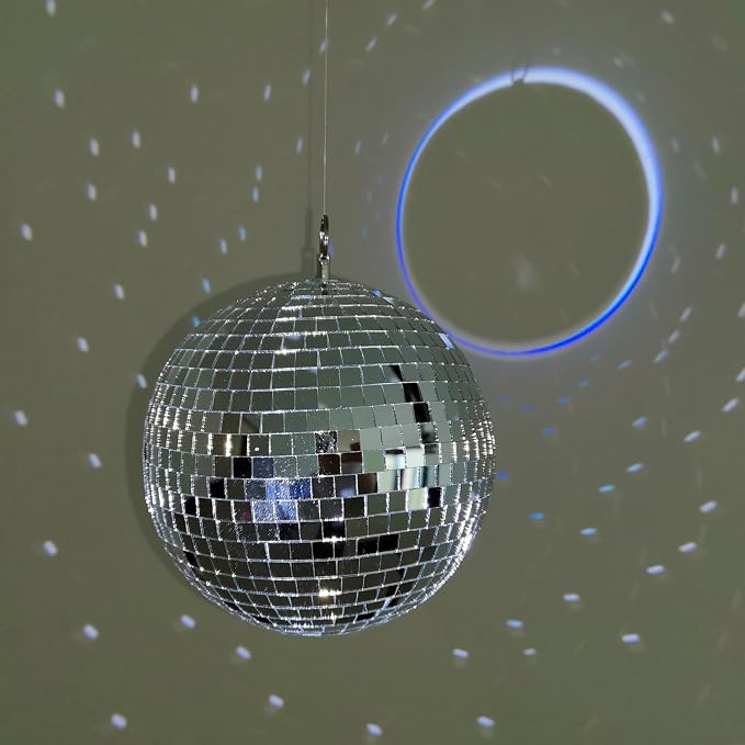 Bola de Espejos Disco 8 Pulgadas para Fiesta y Decoración miniatura 8