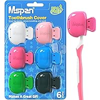 Vista 7 de Mspan Toothbrush Protector Clip Pod: Tooth Brush Head Pods Compatible with Oral-B Philips Colgate for Manual & Electric Toothbrush - 2 Packs