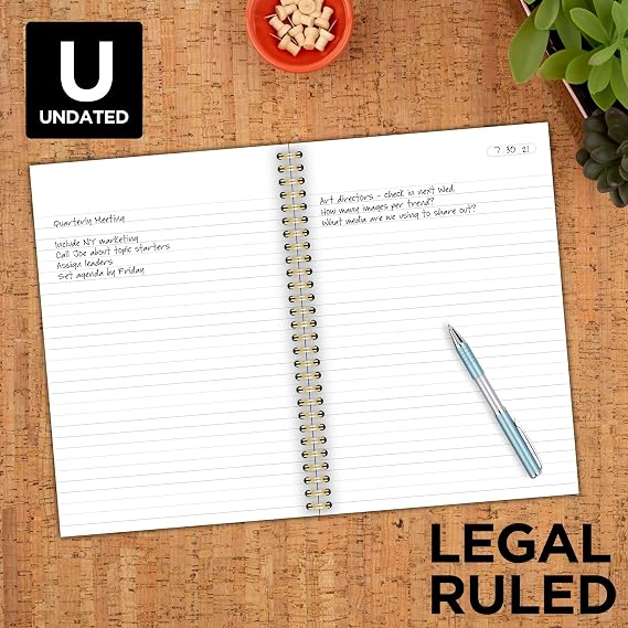 Cambridge Business Notebook, Legal Ruled Paper, 6-1/2 x 9-1/2, 80 Sheets, Flexible Soft Touch Cover, Purple (49556)