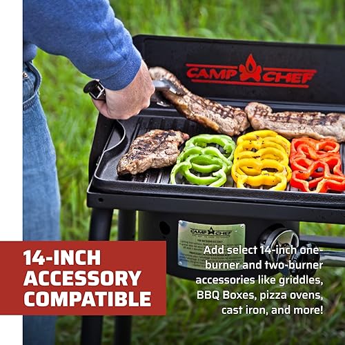 Miniatura 4 de Cocina a leña para camping y actividades al aire libre con dos quemadores Camp Chef EX60LW Explorer Negro