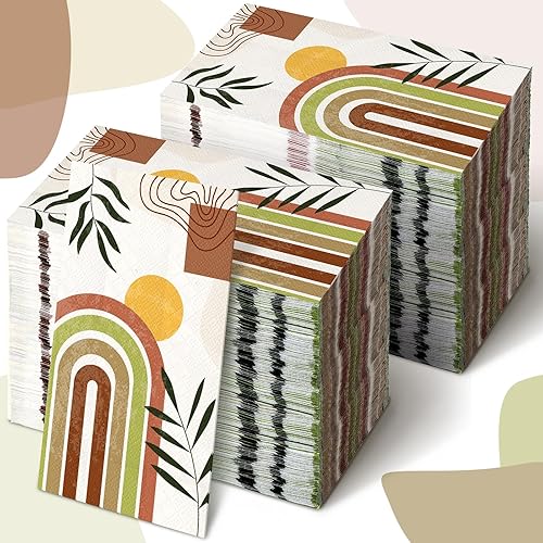 Miniatura 21 de Karenhi 200 piezas Servilletas de papel de otoño de Acción de Gracias Toallas de mano desechables de calabaza para baño 2 capas Toallas de baño