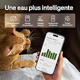 PETLIBRO Dockstream 2 Fontaine à Eau sans Fil pour Chats, 3L/101oz, avec Batterie et Plateau en INOX, Distributeur d'eau WiFi 5GHz, idéal pour Chats et Chiens - Distributeur Eau Chat Automatique - 2