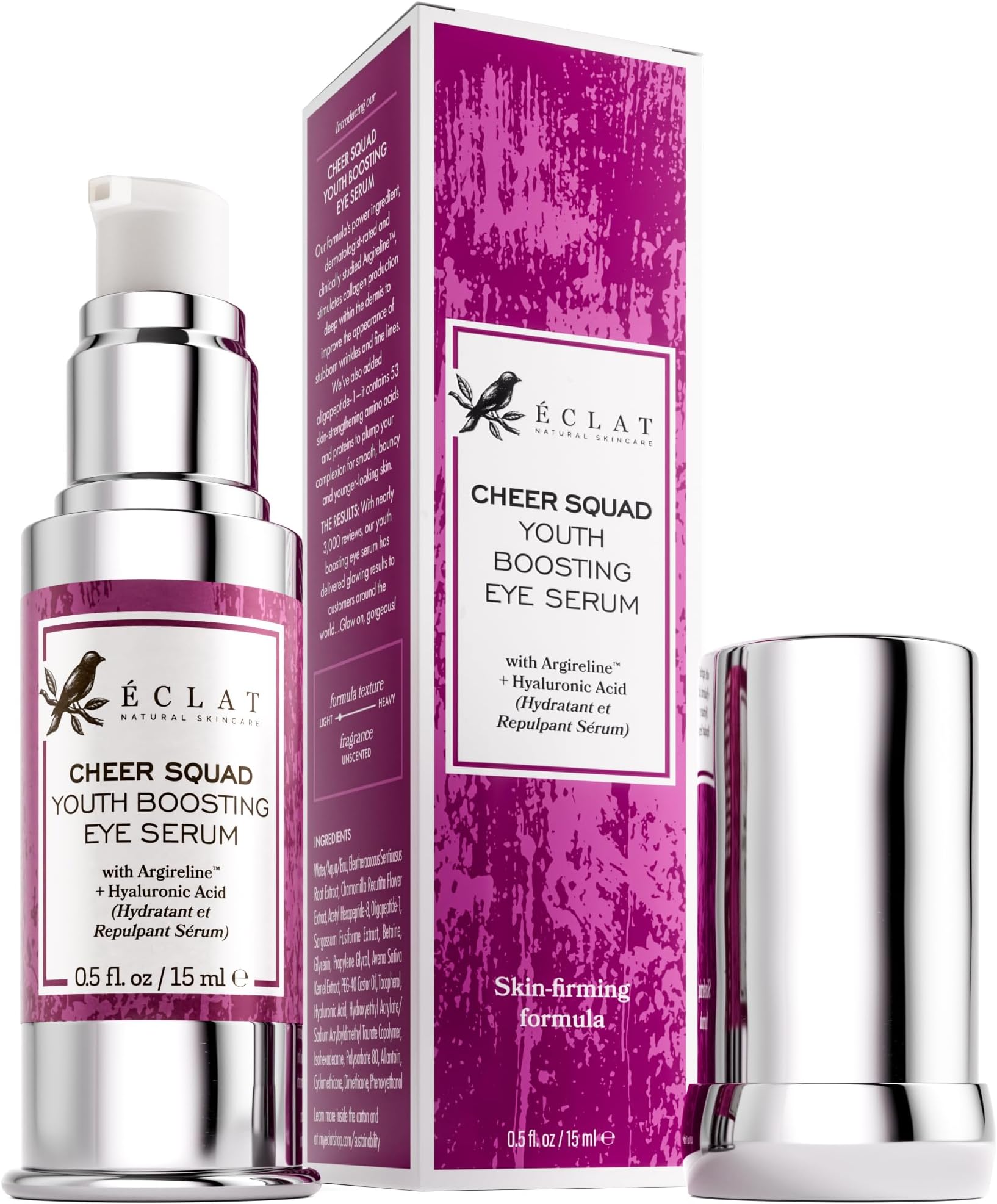 Eye Serum – Anti Wrinkle Eye Serum for Dark Circles, Puffiness & Crow’s Feet – Hydrating & Brightening Formula for Firm, Youthful Skin – Anti Aging Serum for All Skin Types 15 ml