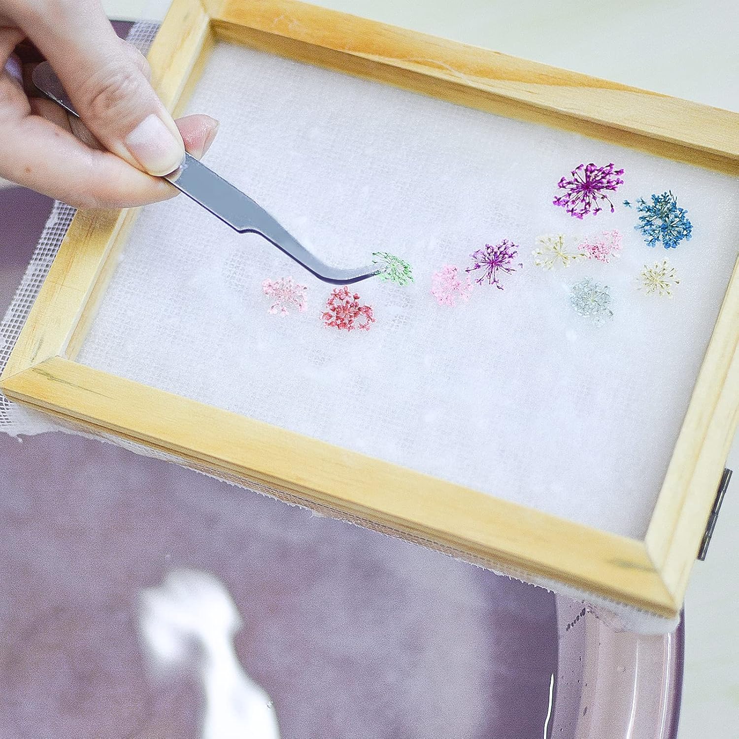 Buy WANDIC Paper Making Screen Kit, Paper Making Set Includes Wooden