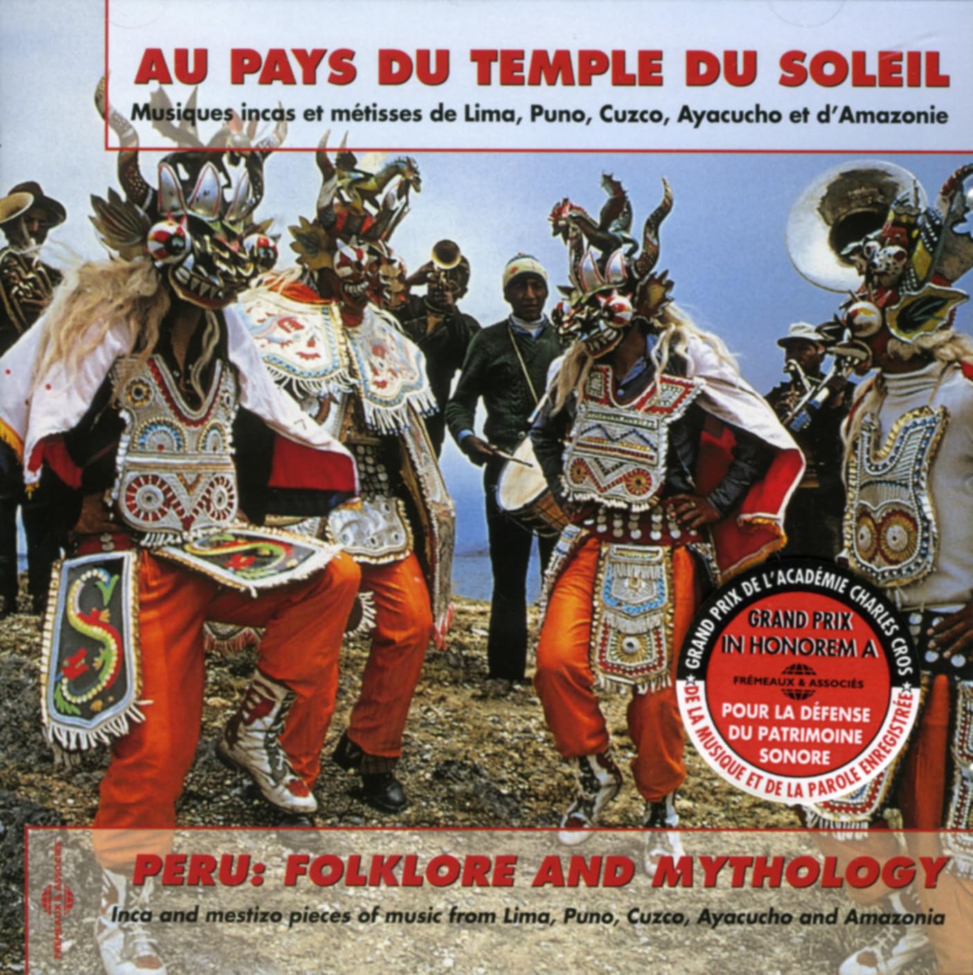 Au Pays Du Temple Du Soleil - Perou Peru: Folklore And Mythology CD New 35613025