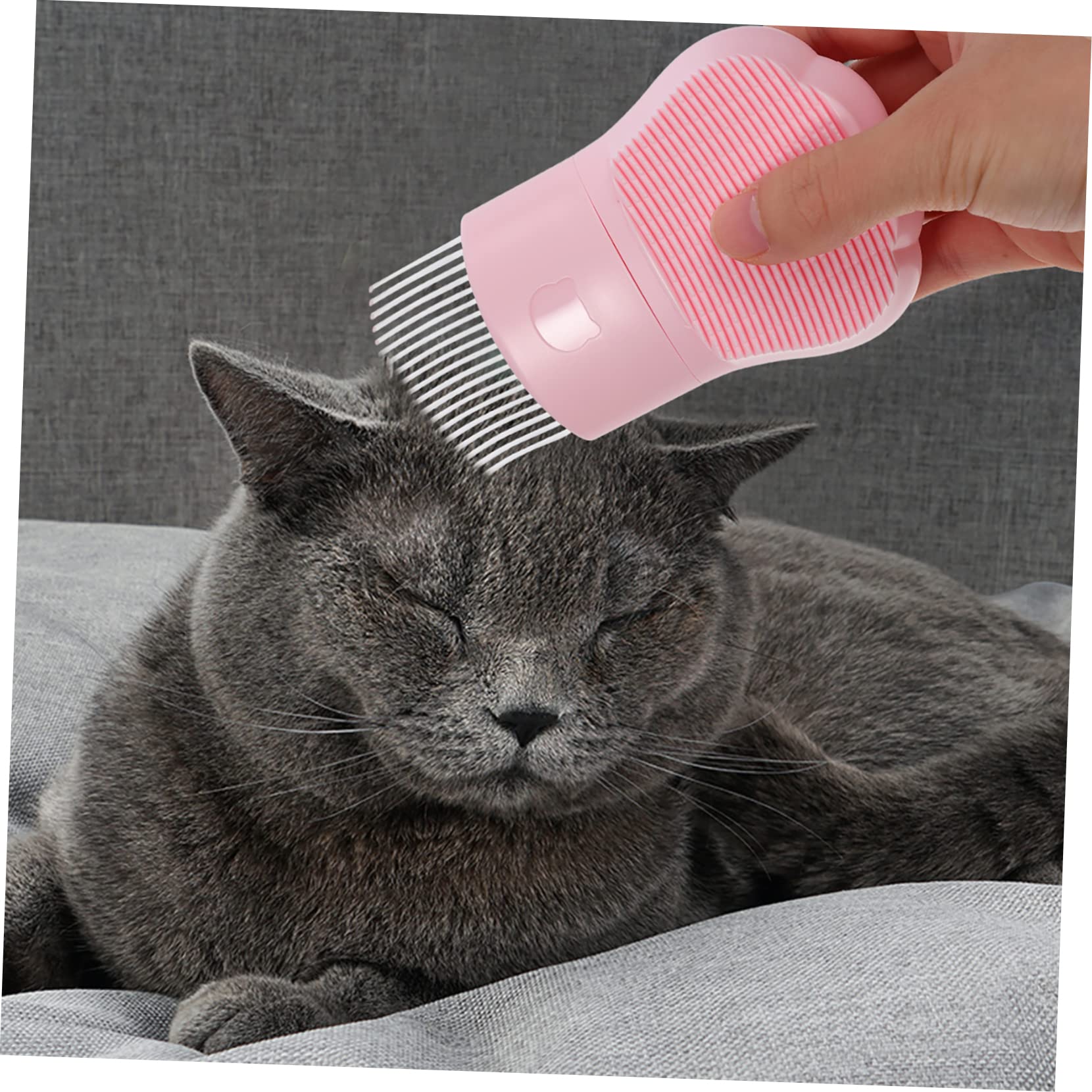 VANZACK Cat Dog Grooming Comb Pet Brush Deshedding Tool Massaging Pet Brush Hair Cleaning