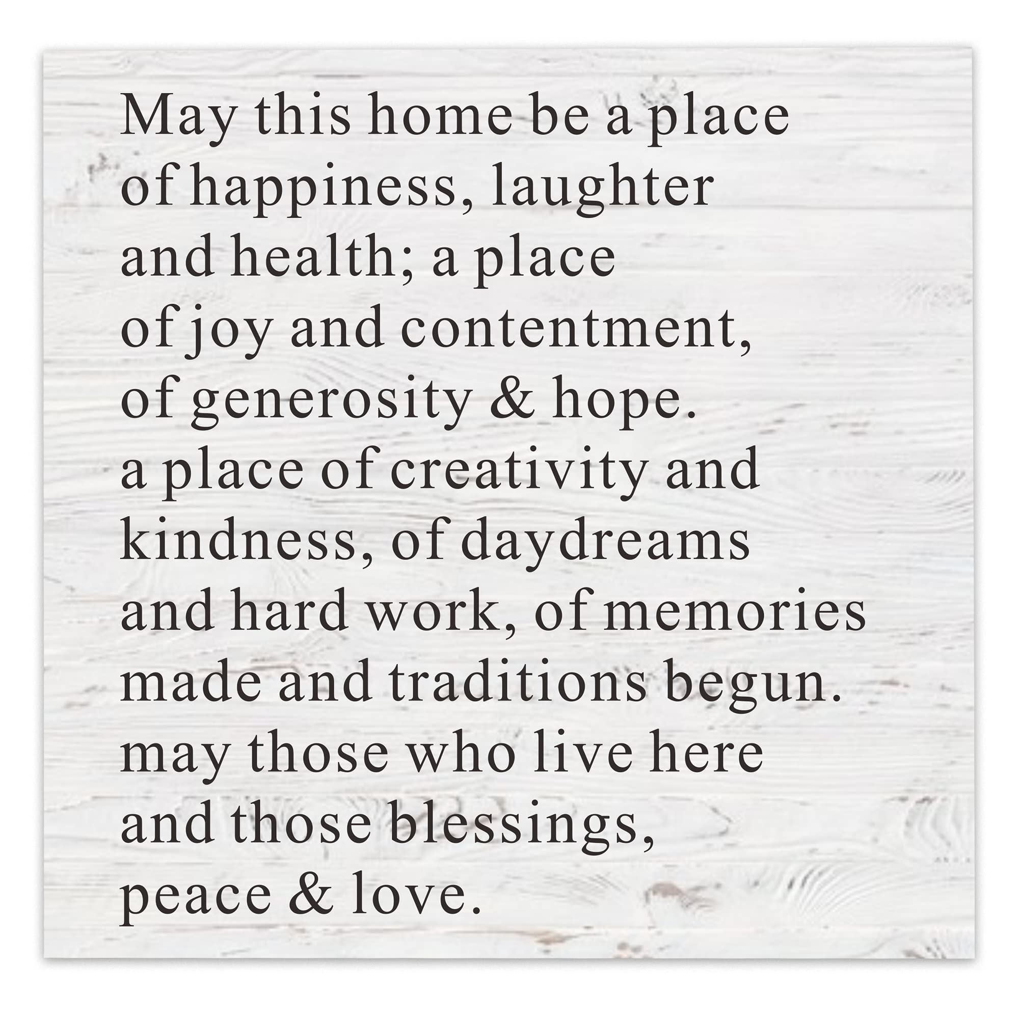 House Warming Decoration Gifts for New Home Owner, Housewarming Gift for Women, Man, New House Wood Sign Gift for Mom and Dad