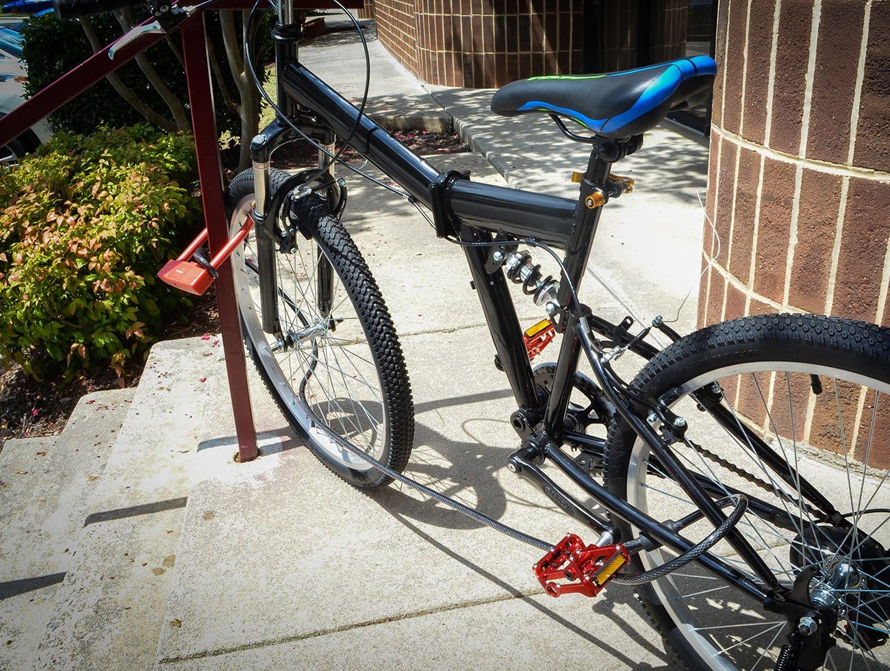 Lumintrail 12mm (1/2 inch) Heavy-Duty Security Cable, Vinyl Coated Braided Steel with Sealed Looped Ends (4', 7', 15' or 30') : Tools & Home Improvement