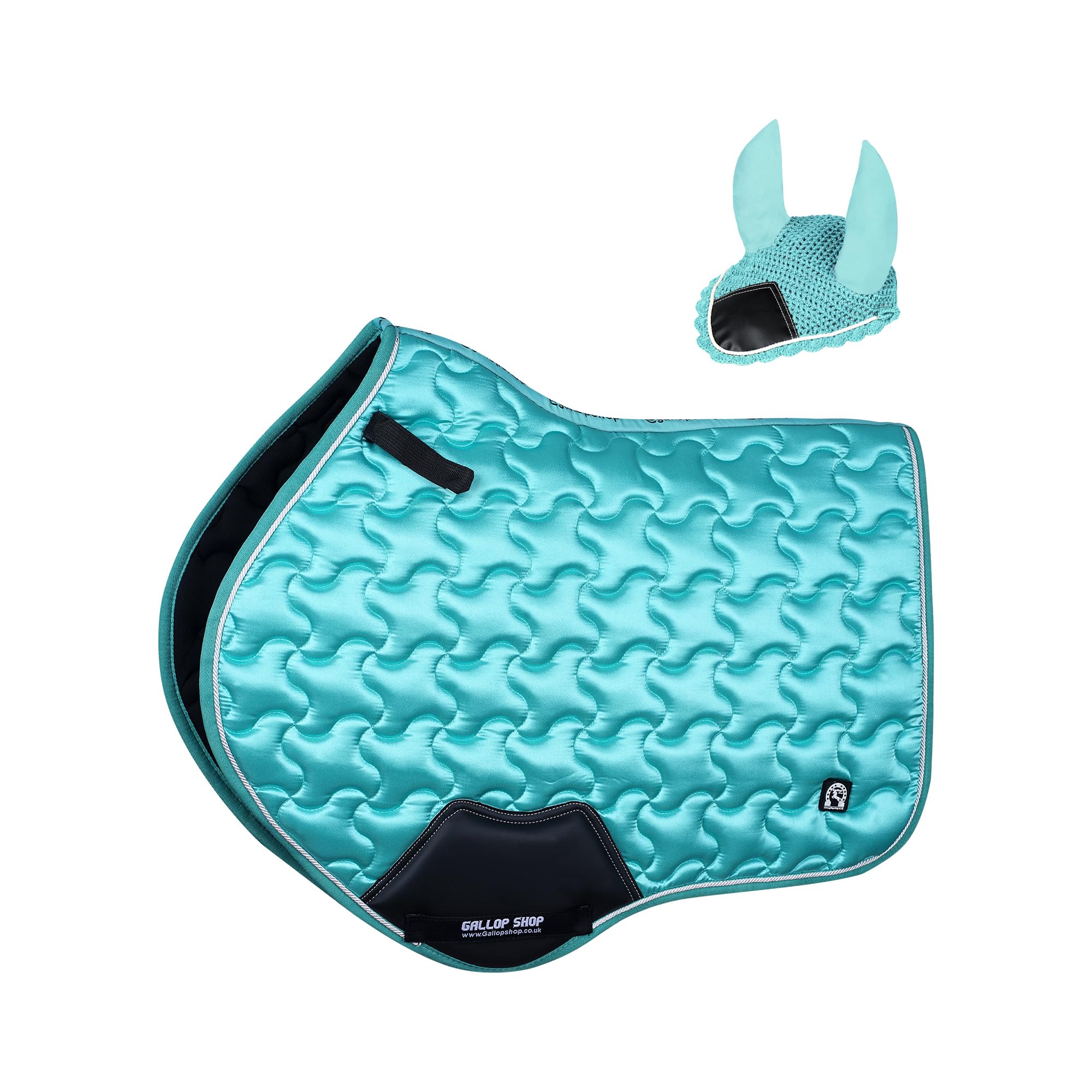 Close Contact Ninja Star Saddle Pad / All Purpose Saddle Pad Matchy Set (Mint, Full)