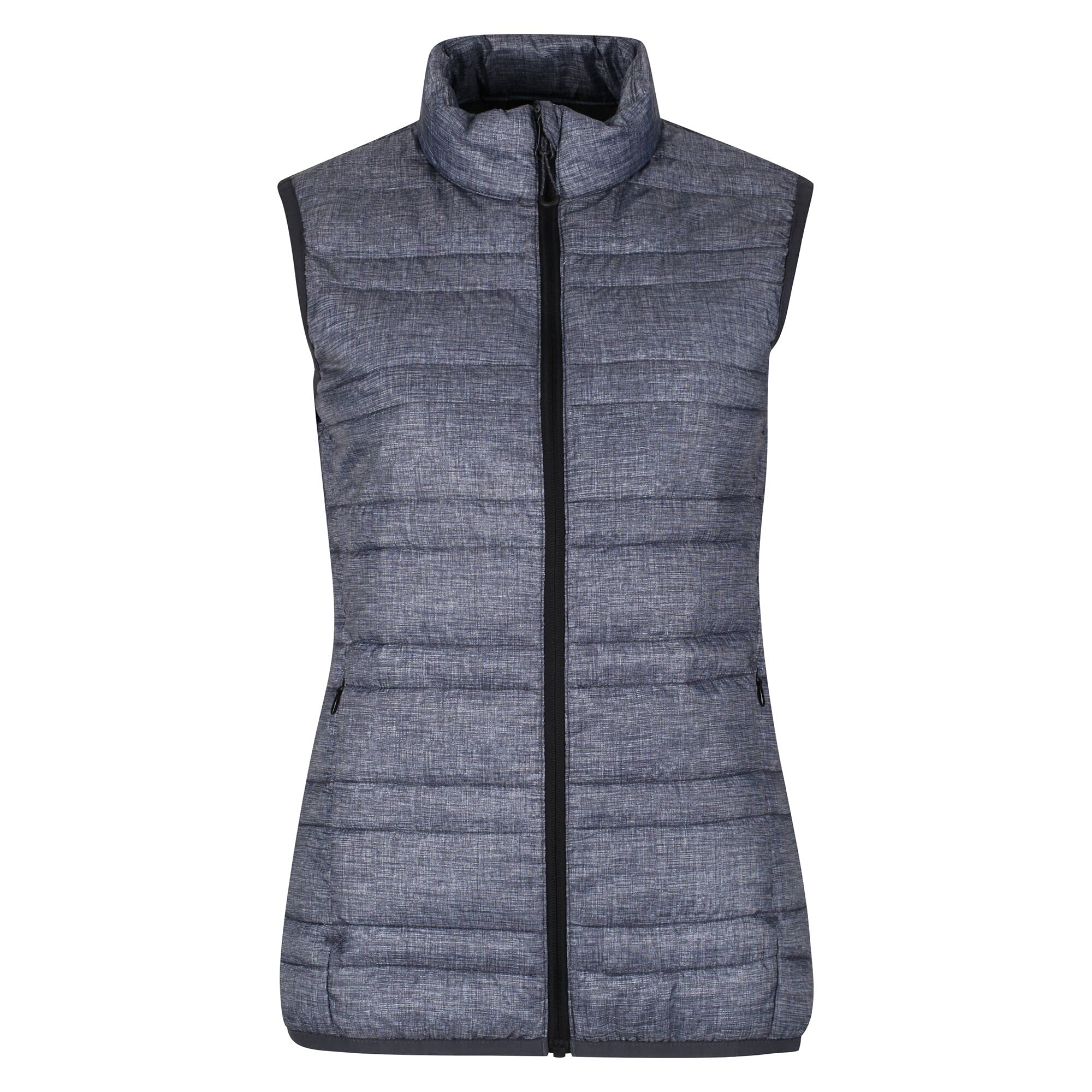 Regatta Professional Firedown - Scaldino termico da donna idrorepellente, perfetto per attività all'aperto, passeggiate, escursioni e campeggio, Grigio mélange (nero), 50