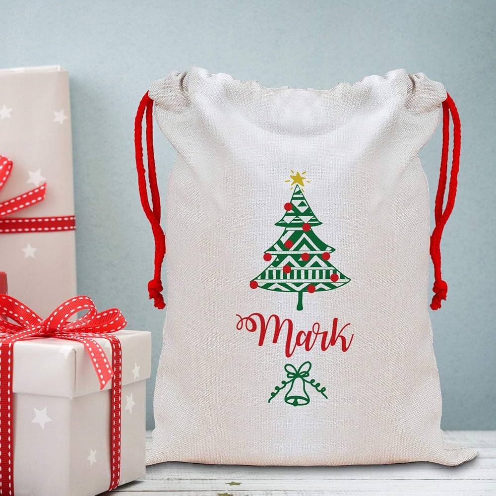 Linen christmas sack Clearance