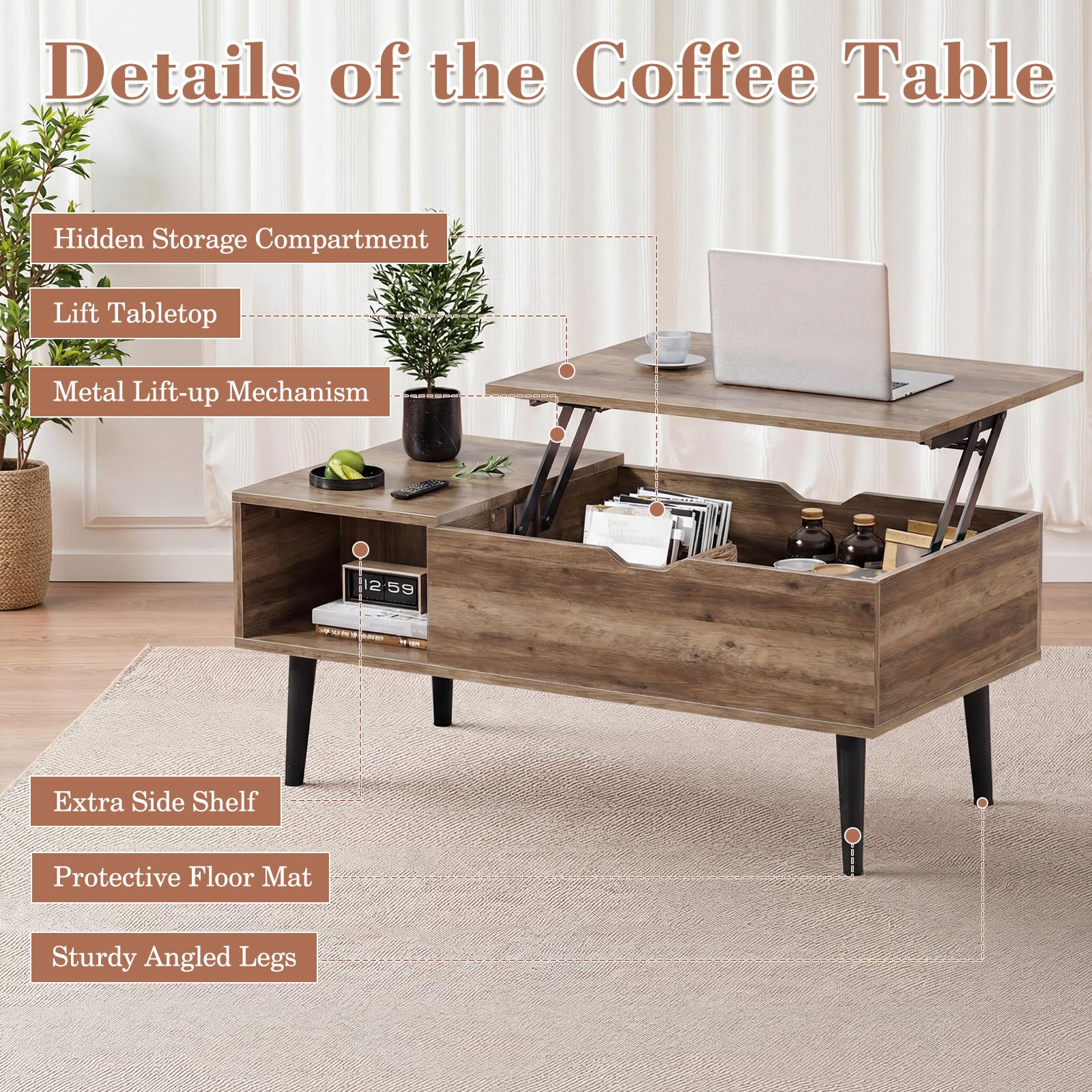 What Size Coffee Table for a Sectional? A Sizing Guide (2026) 2 Product photo