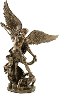 St. Michael Archangel Veronese Statue, Bronzed 4 inch