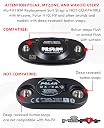 Heart Rate Monitor Soft Strap Replacement | Universal Replacement for Mo-Fit, and Most Garmin, Polar, and Wahoo HRM Transmitters (Black, M-XXL) gallery image