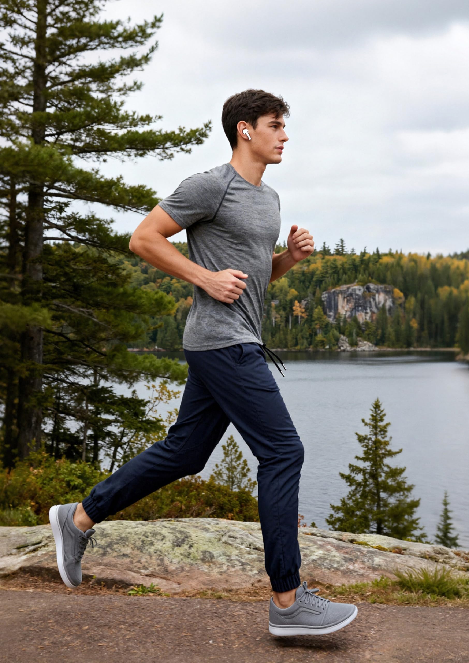 ITALYMORN Pantalones de chándal para Hombre
