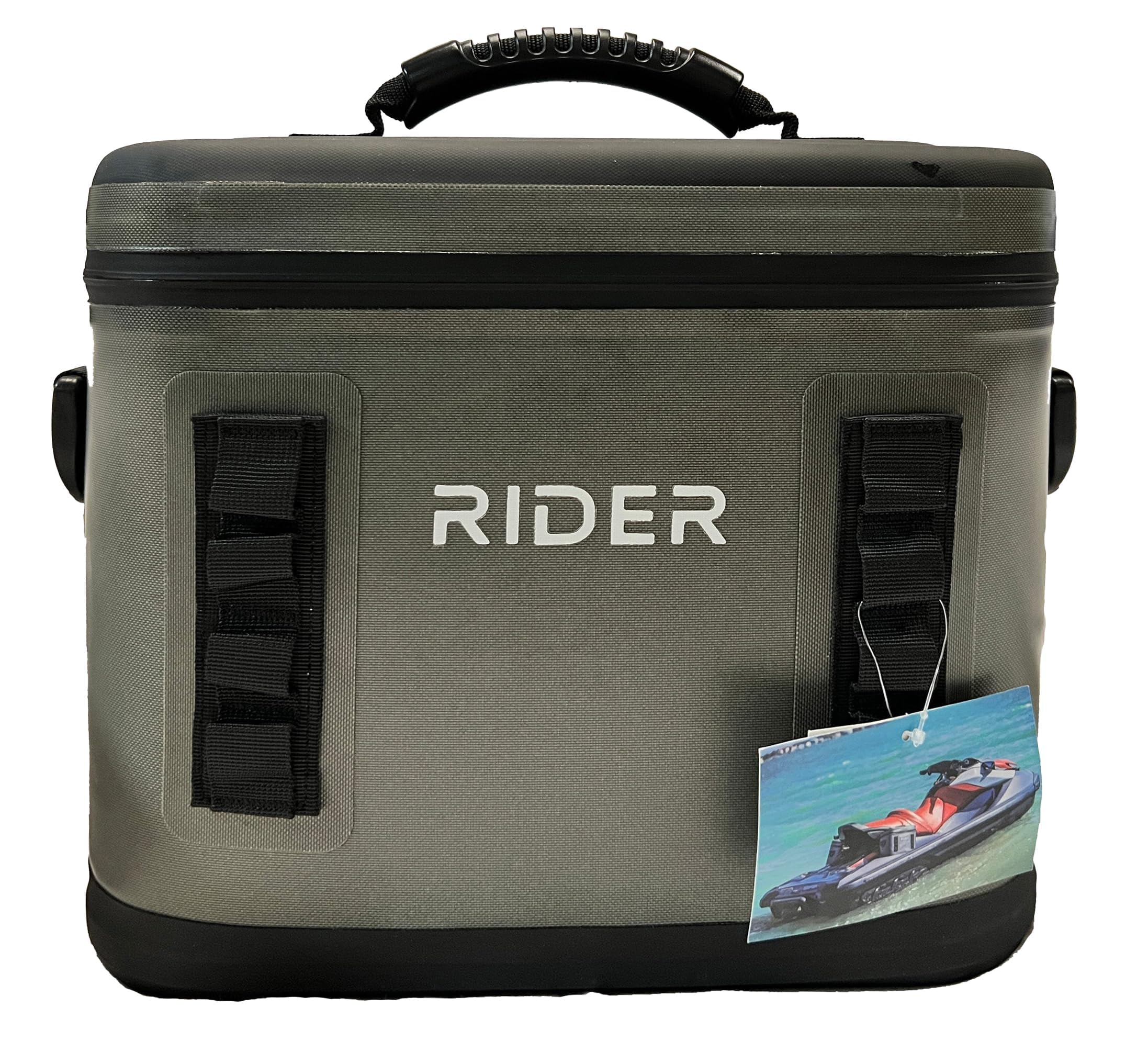 Rider Coolers PWC Jet Ski Sea Doo Cooler zestaw 2 lodówek pasuje do wszystkich osobistych jednostek pływających - szary