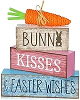 Vista 67 de 4 piezas de decoración de mesa de madera de granja, decoración de bandeja escalonada para decoración rústica retro de madera en forma de casa