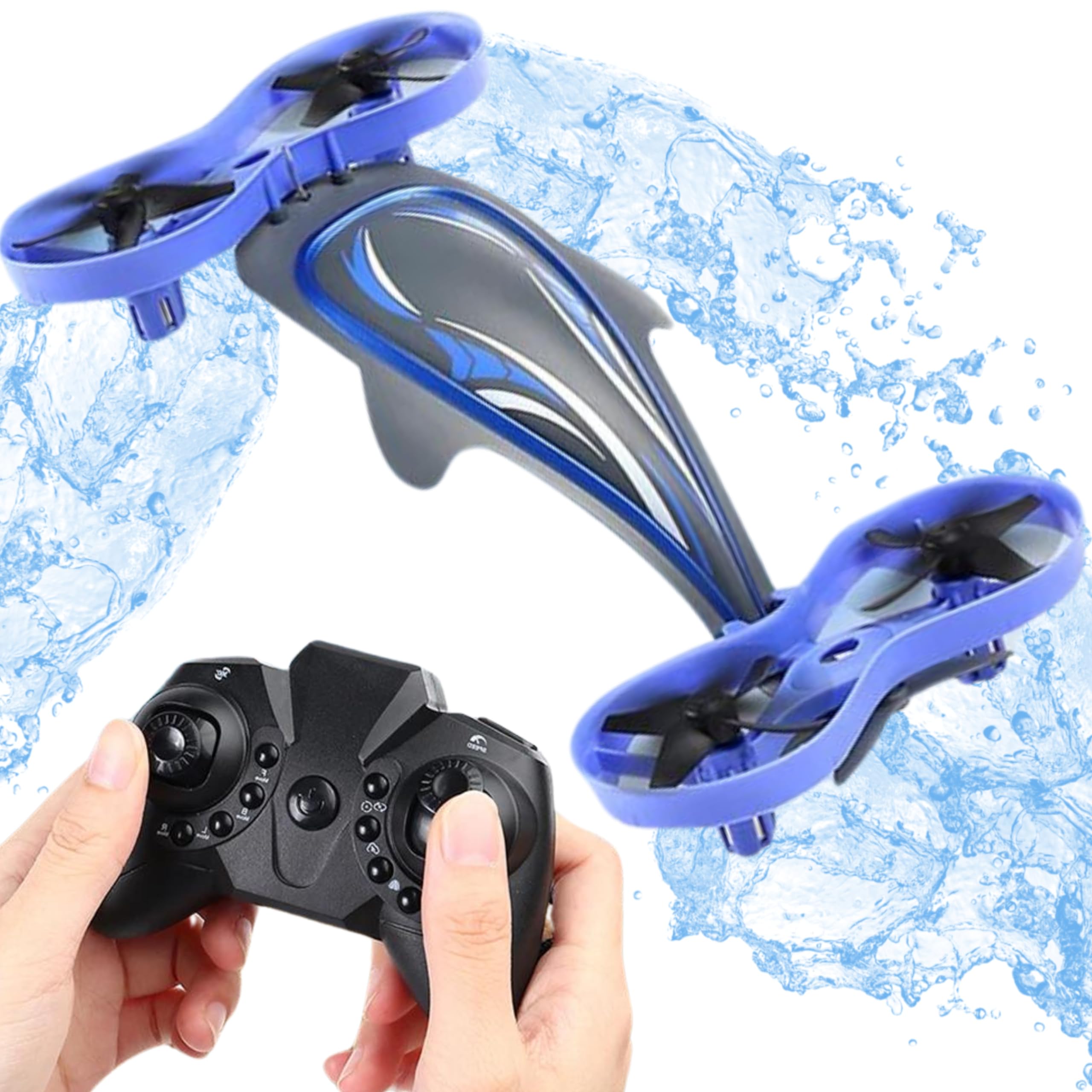 TOYS STORM WATER QuadCopter, Mini Quadcopter - 3D Flips RC Quadcopter Helicopter with 3 Modes - Indoor and Outdoor Play Building Toys Educational Set for and Adults