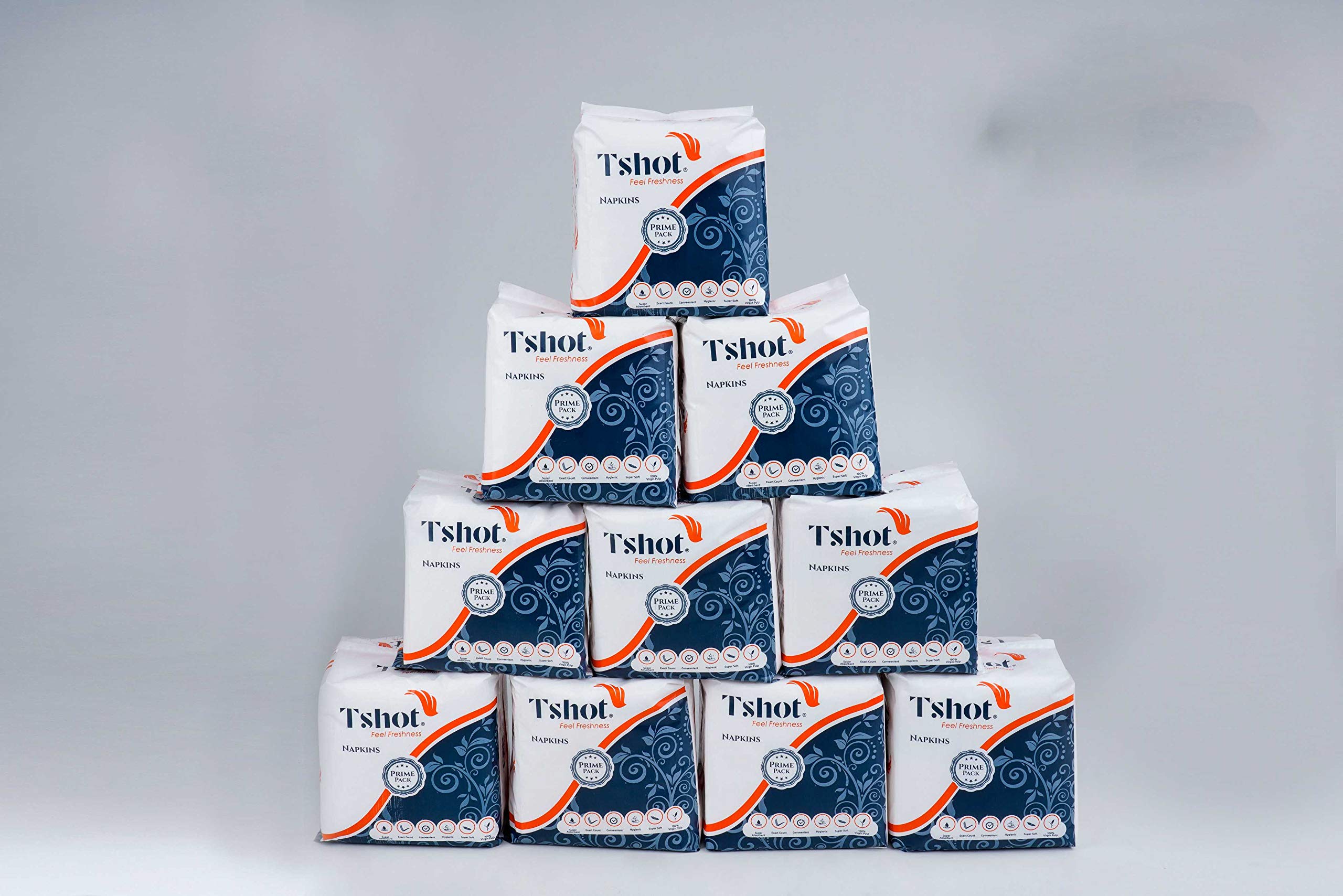 Tshot PRIME PACK Soft Facial Tissue Paper (Each Pack 100 Tissue) (Pack Of 10)-image-46