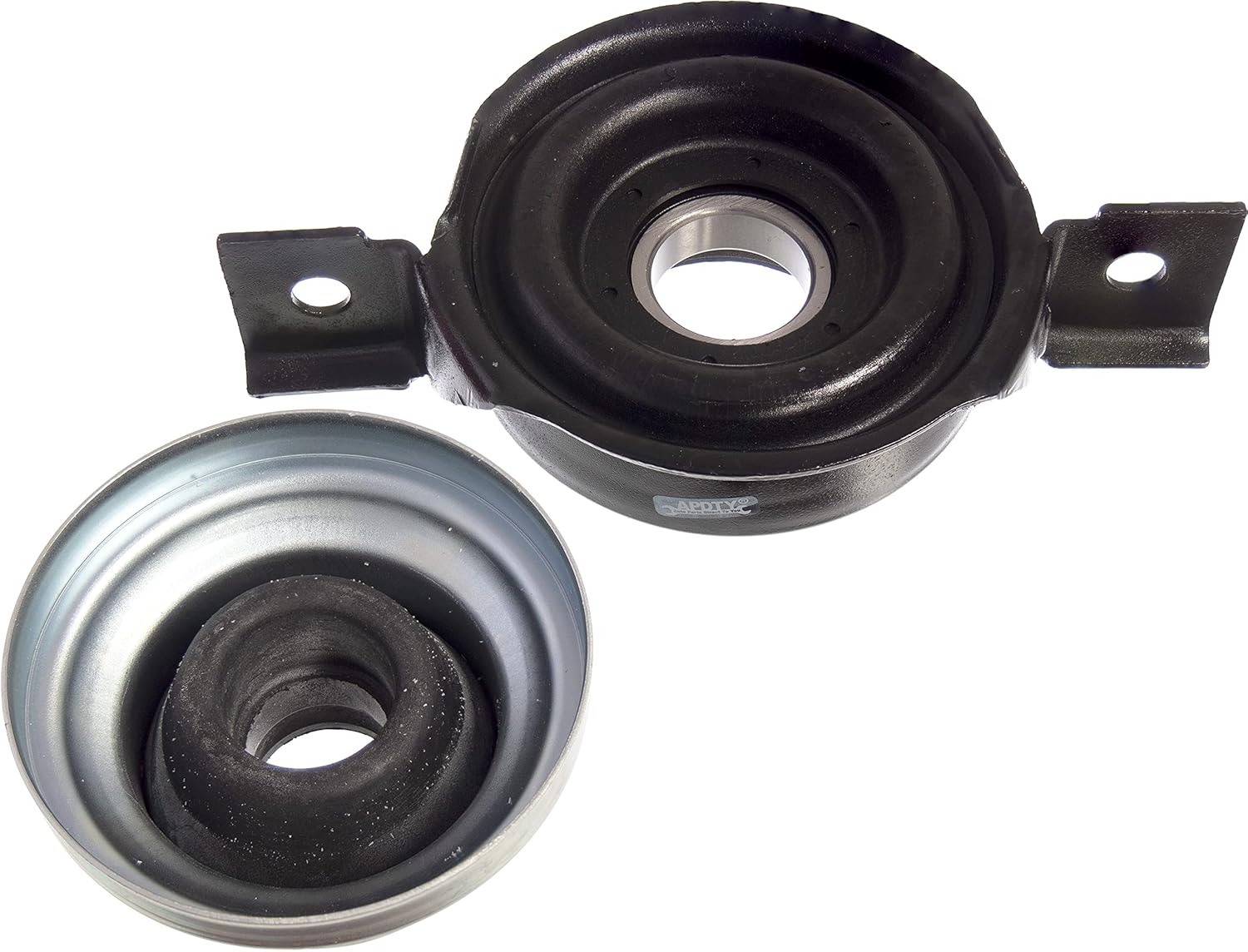 APDTY 157911 Rear Driveshaft Center Support Bearing, Rubber CV Boot, & Grease Kit; Compatible with 2011-2021 Jeep Grand Cherokee (Repairs 52853646AE, 52853646AC, 52853646AD, 52123627AA, 68060040AC)