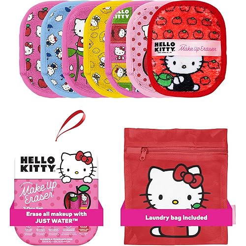 The Original MakeUp Eraser, 7-Day Set, Erase All Makeup With Just Water, Including Waterproof Mascara, Eyeliner, Foundation, Lipstick, Sunscreen, and More!, 7ct.