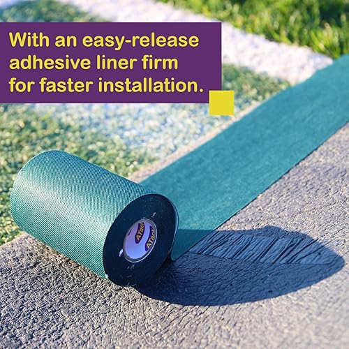 Miniatura 7 de ATack Cinta de césped artificial, 6 pulgadas por 32 pies, cinta adhesiva de unión de césped sintético, ideal para exteriores, patio y césped, cinta