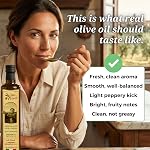 Papa Vince Hydroxytyrosol Olive Huile Extra Vierge - Polyphénols Riche, Poivré subtil finnois, récolte premium décembre 2024/25, Premier pressé à froid, Source unique, fabriqué en famille, Sicile, Italie. Non filtré, non raffiné, brut