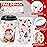 Lamosi 50 Pack 16 OZ Christmas Coffee Cups with Lids, Christmas Insulated To Go Coffee Cups, Hot/Cold Beverages Xmas Winter for Home Office Holiday Party