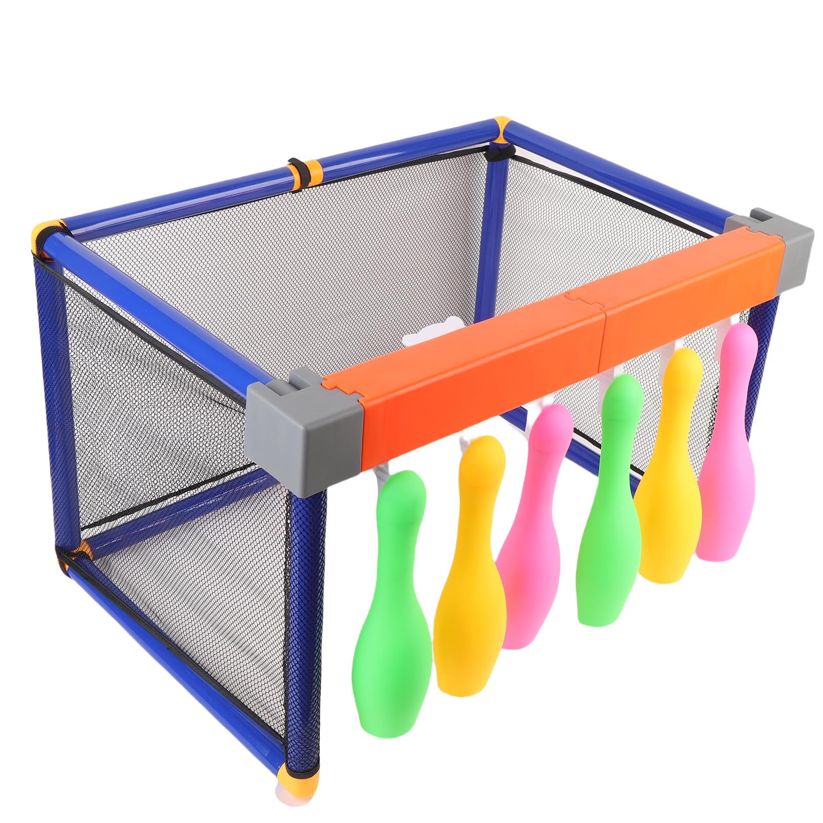 YUYTE Set Giochi Calcio e Bowling 2 in 1 per Bambini con Birilli Luminosi