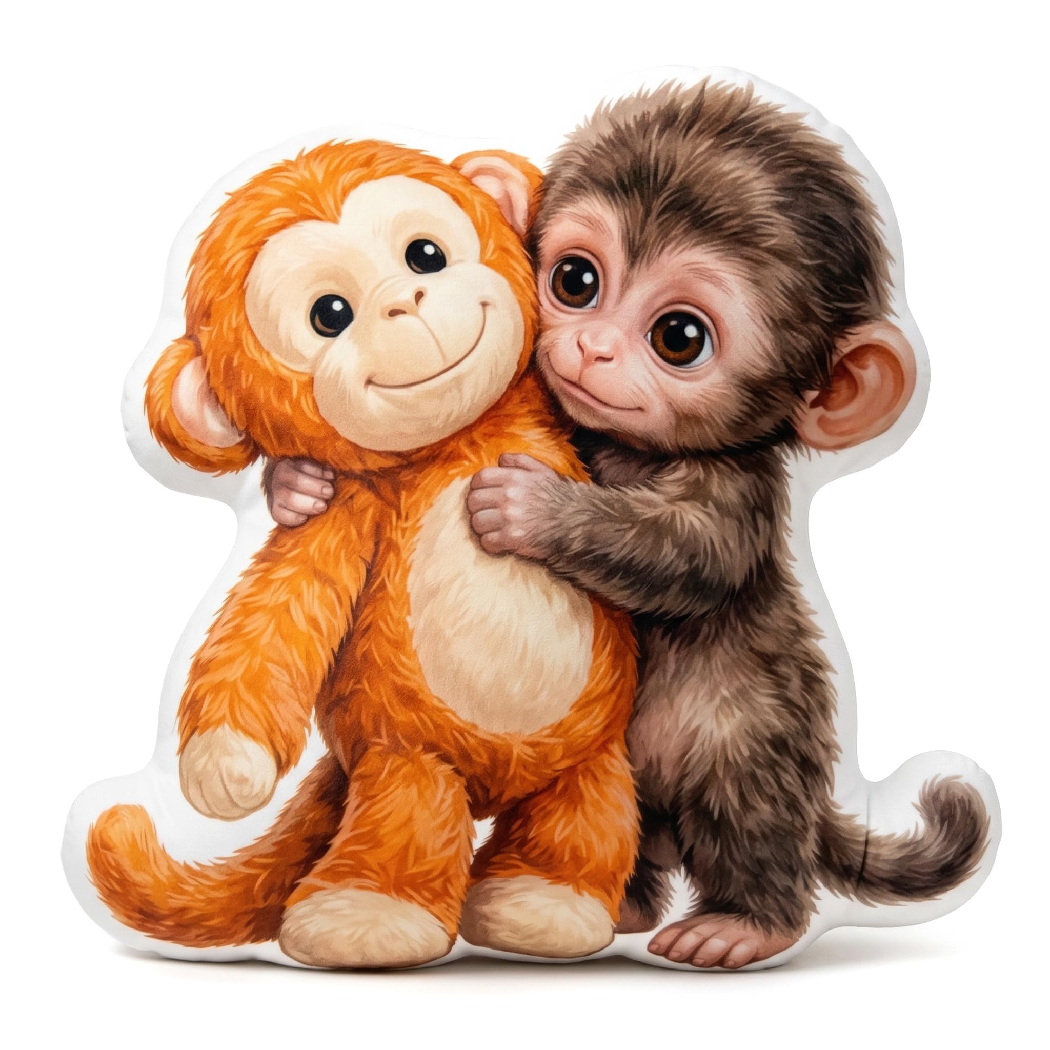 ke2jing9 Punch Monkey Plush Pillow - Protect Punch The Monkey Punch Monkeys Plush