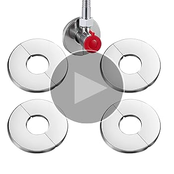 Hayward SP1042 Chrome Plated Round Escutcheon Plate (For 1.5" Pipe