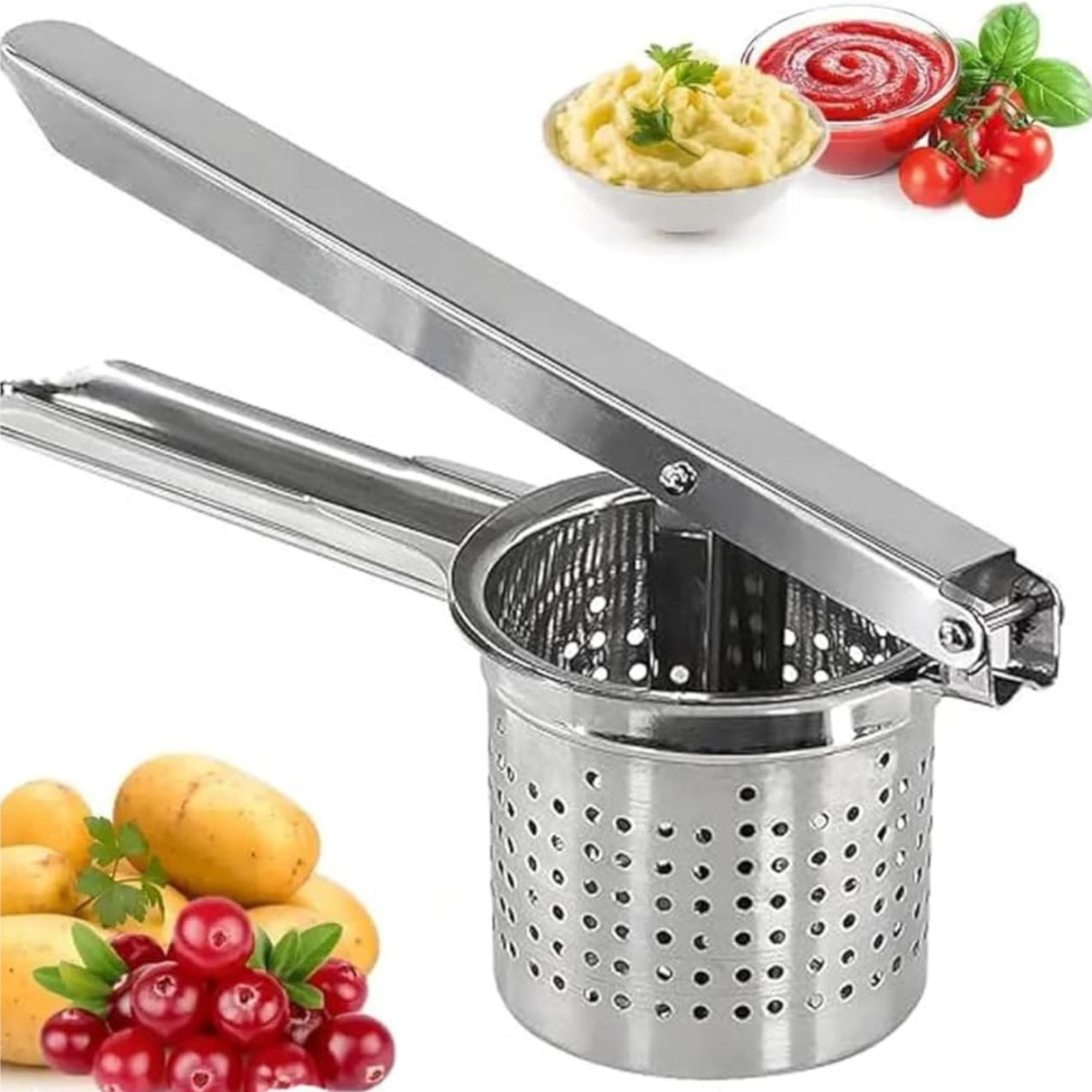 Mooli Squeezer - Potato Masher & Vegetable Squeezer -6