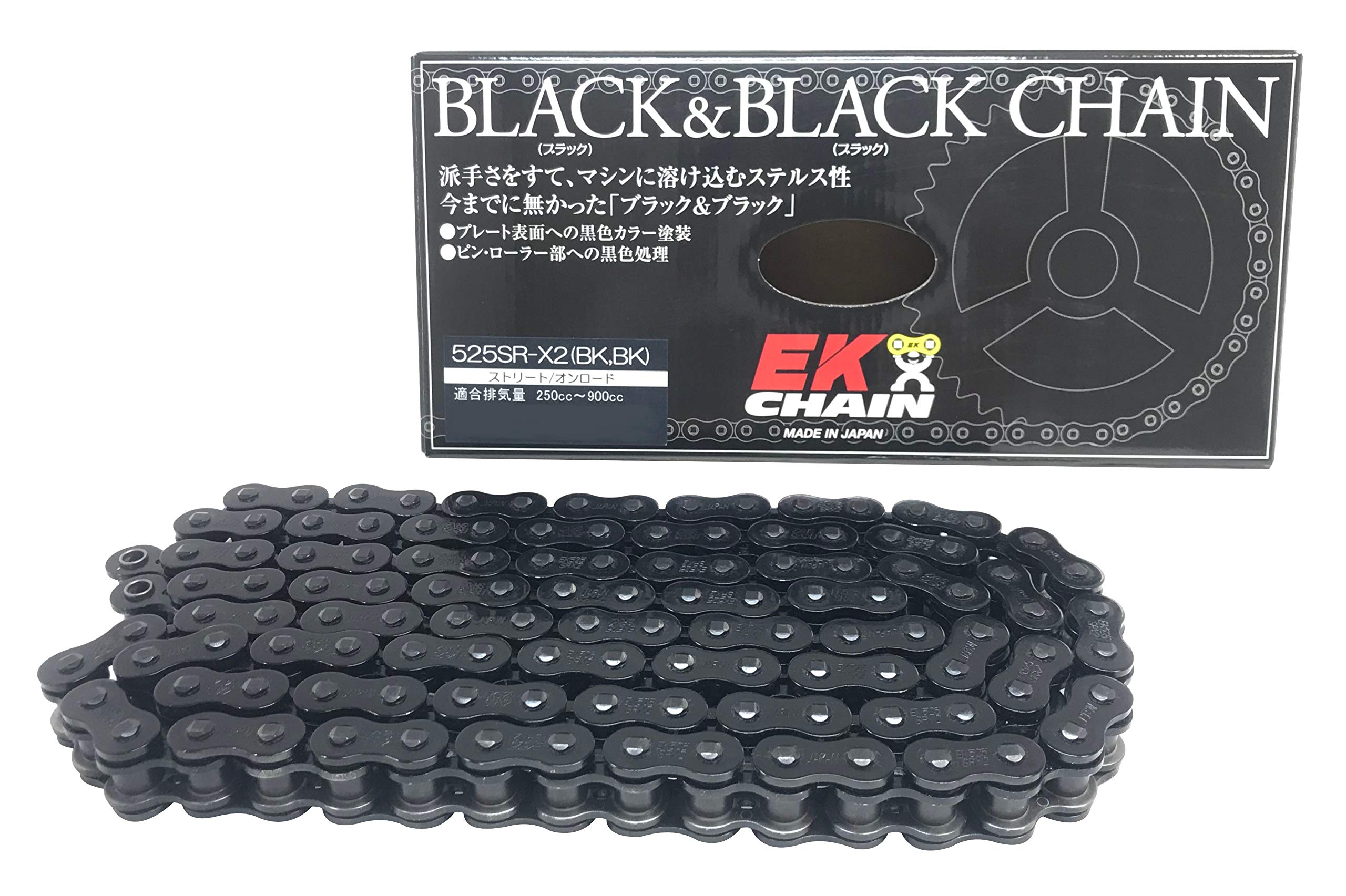 Amazon | EK(イーケー) QXリングシールチェーン 525SR-X2 ブラック 