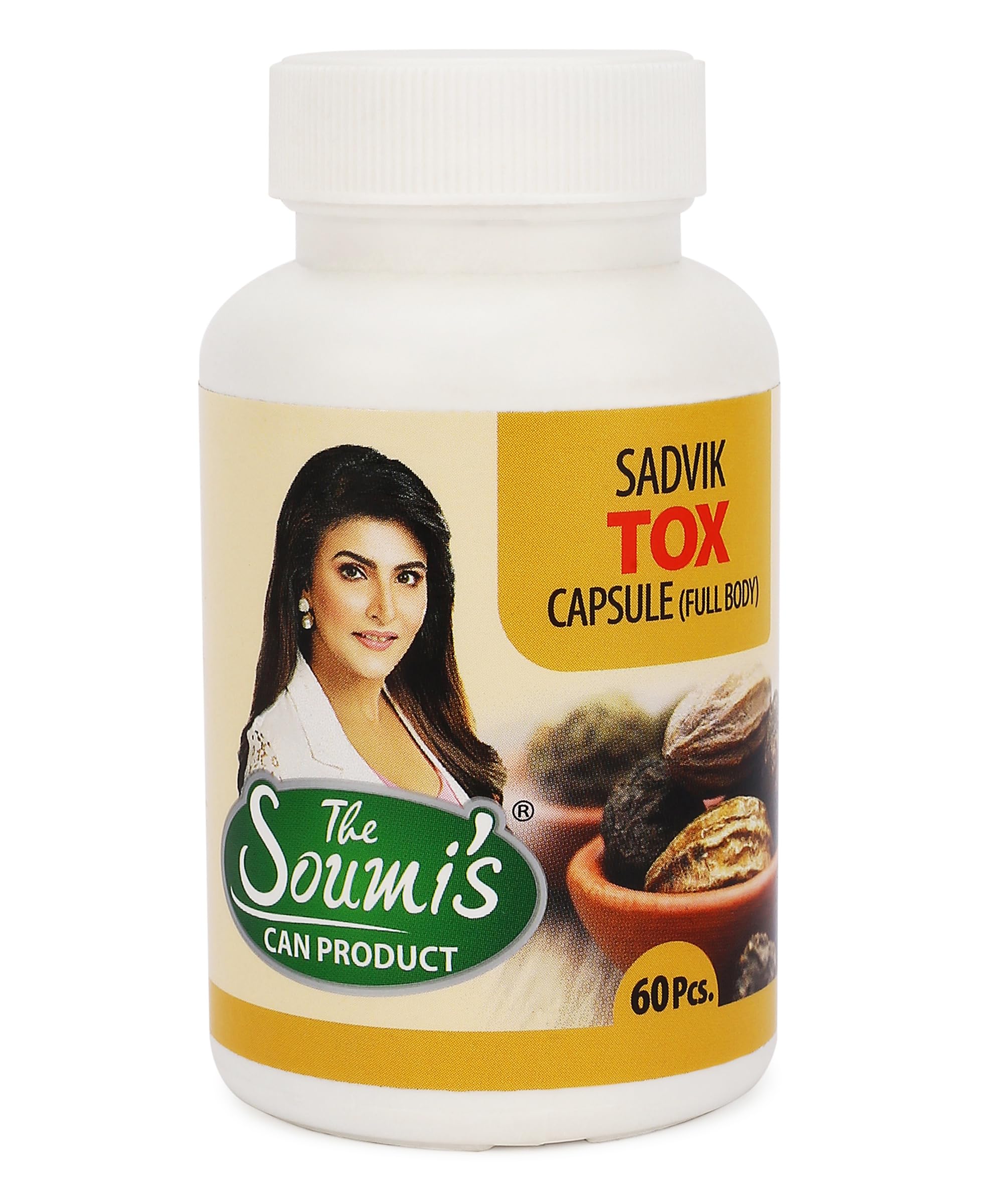 THE SOUMI'S CAN PRODUCT Sadvik Tox Capsule | Triphala Herbal Detox with Amlaki, Bahera & Haritaki | Promotes Healthy Digestion, Bowel Function & Metabolism | For Women & Men | 60 Capsules (PACK OF 1)-image-10