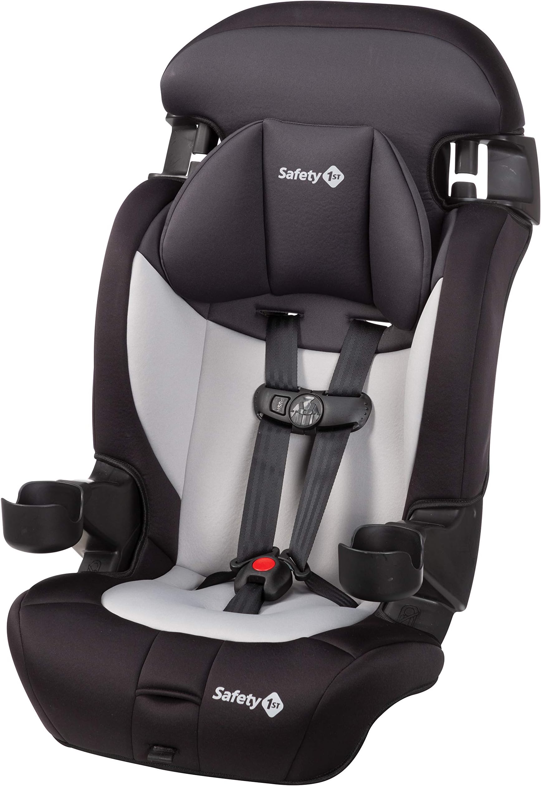 Grand 2-in-1 Booster Car Seat, Converts from High Back to Belt-Positioning Booster, High Back Seat for Kids 40-65, and Belt-Positioning 40-100 Pounds, Black Sparrow