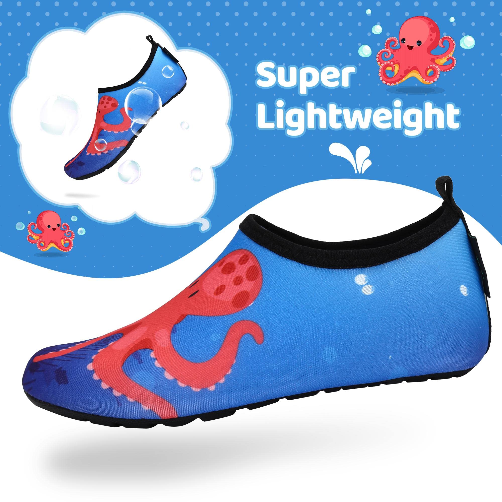 SAGUARO Bambini Ragazze Scarpe da Mare Spiaggia Scarpette da Acqua Scarpe da Immersione per Sportive Acquatici Nuotare Water Shoes