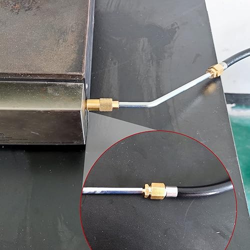 Miniatura 7 de MENSI Diseño actualizado SEGURIDAD Adaptador de propano para colector de tubería con accesorios de conexión rápida de 14 de pulgada, enganche para