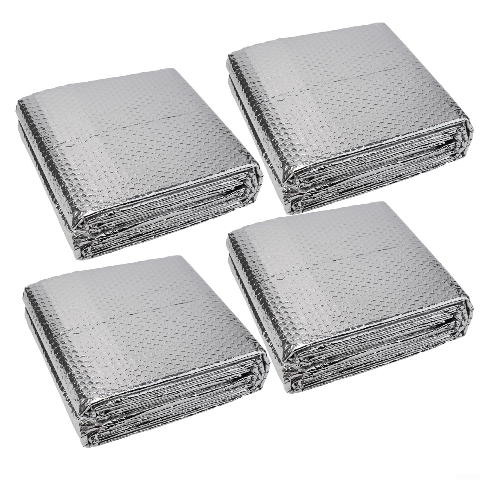 NVARUPC Radiator Insulation Foil,Radiator Insulation Reflective Foil 60Cm*5m Bubble Insulation Foil Reflector,Enhances Radiator Efficiency,Easy To Cut And Install,4PCS