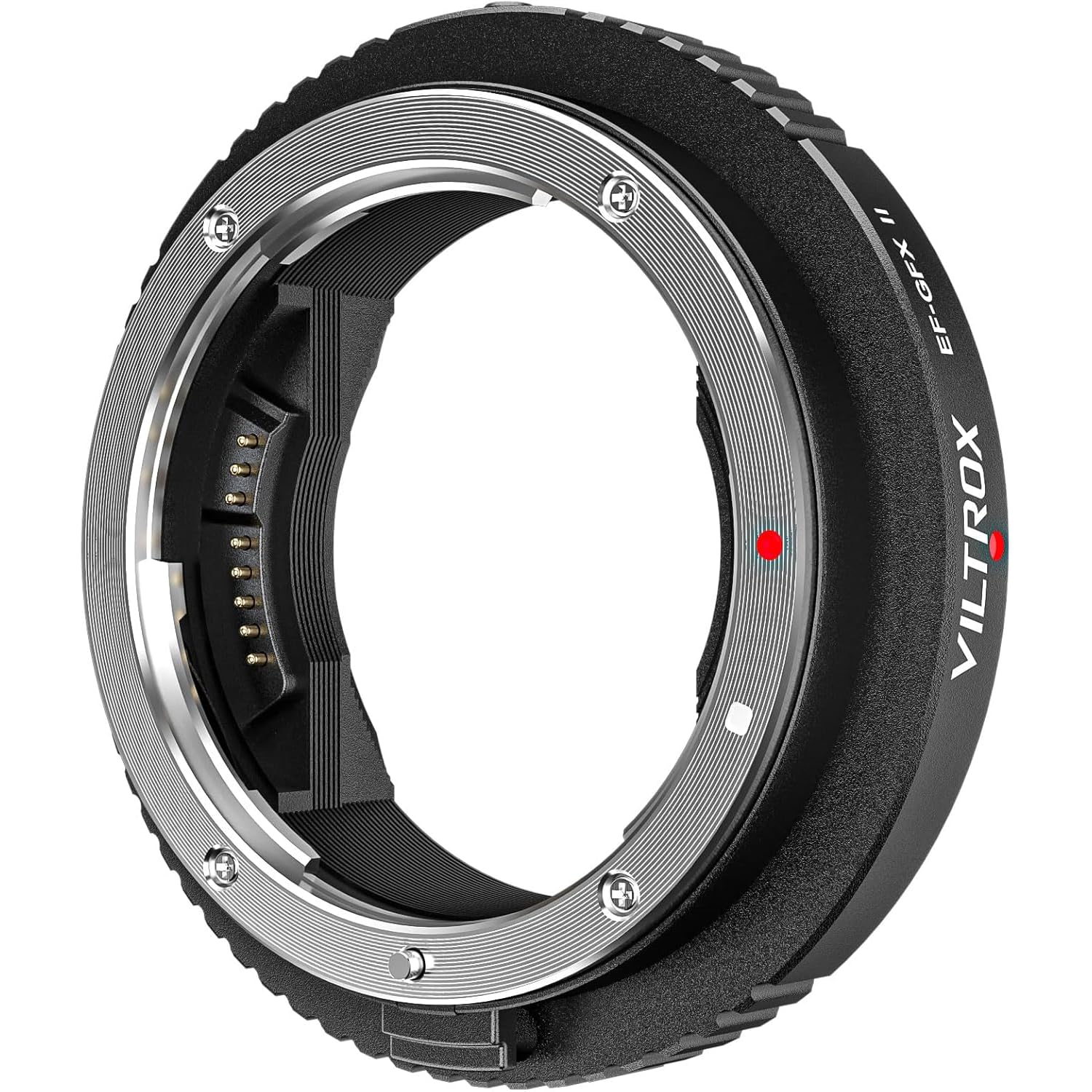 VILTROX EF-GFX II Lens Adapter EF/EF-S to Fuji GFX Mount Autofocus Lens Adapter Converter Ring Compatible with Canon EOS EF/EF-S Lens to Fujifilm GFX-Mount GFX Cameras GFX 100S 50S 50R