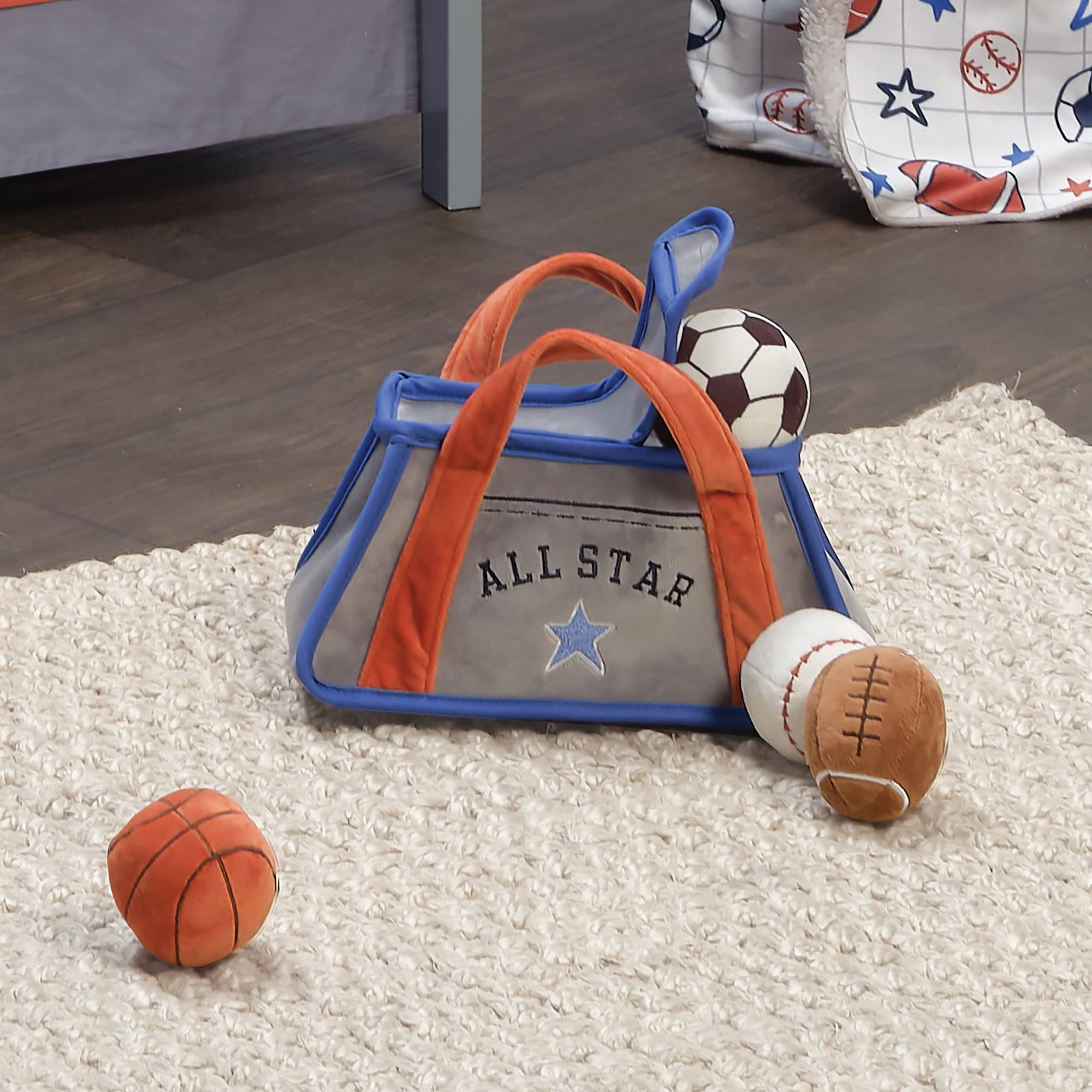 Baby Sports - Juego de juguetes de peluche interactivos - Fútbol/Baloncesto/Béisbol 5