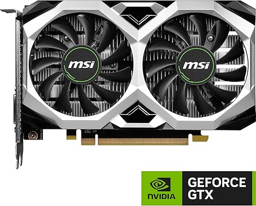 Miniatura 2 de MSI Gaming GeForce GTX 1650 128-Bit HDMIDPDVI 4GB GDRR6 HDCP Soporte DirectX 12 VR Ready OC tarjeta gráfica (GTX 1650 D6 Ventus XS OCV3)