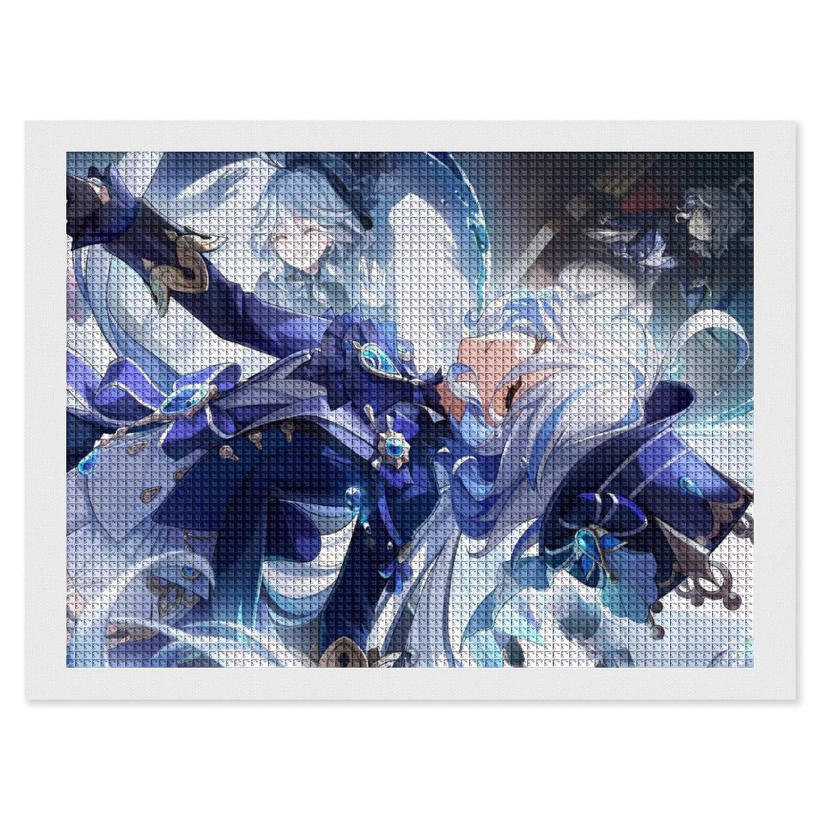 Amazon.co.jp: 原神 フリーナ ダイヤモンドアート 四角いビーズ