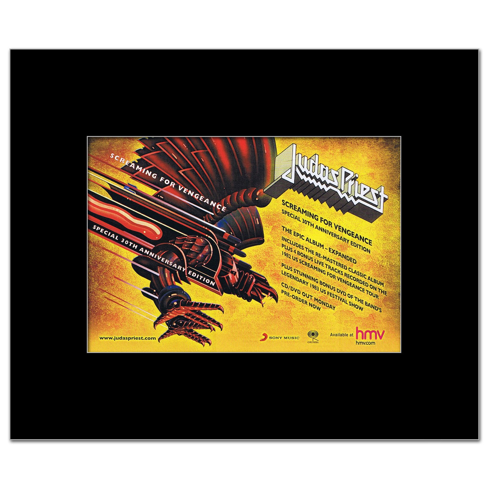 Amazon｜JUDAS PRIEST - Screaming For Vengeance Mini Poster - 21x13