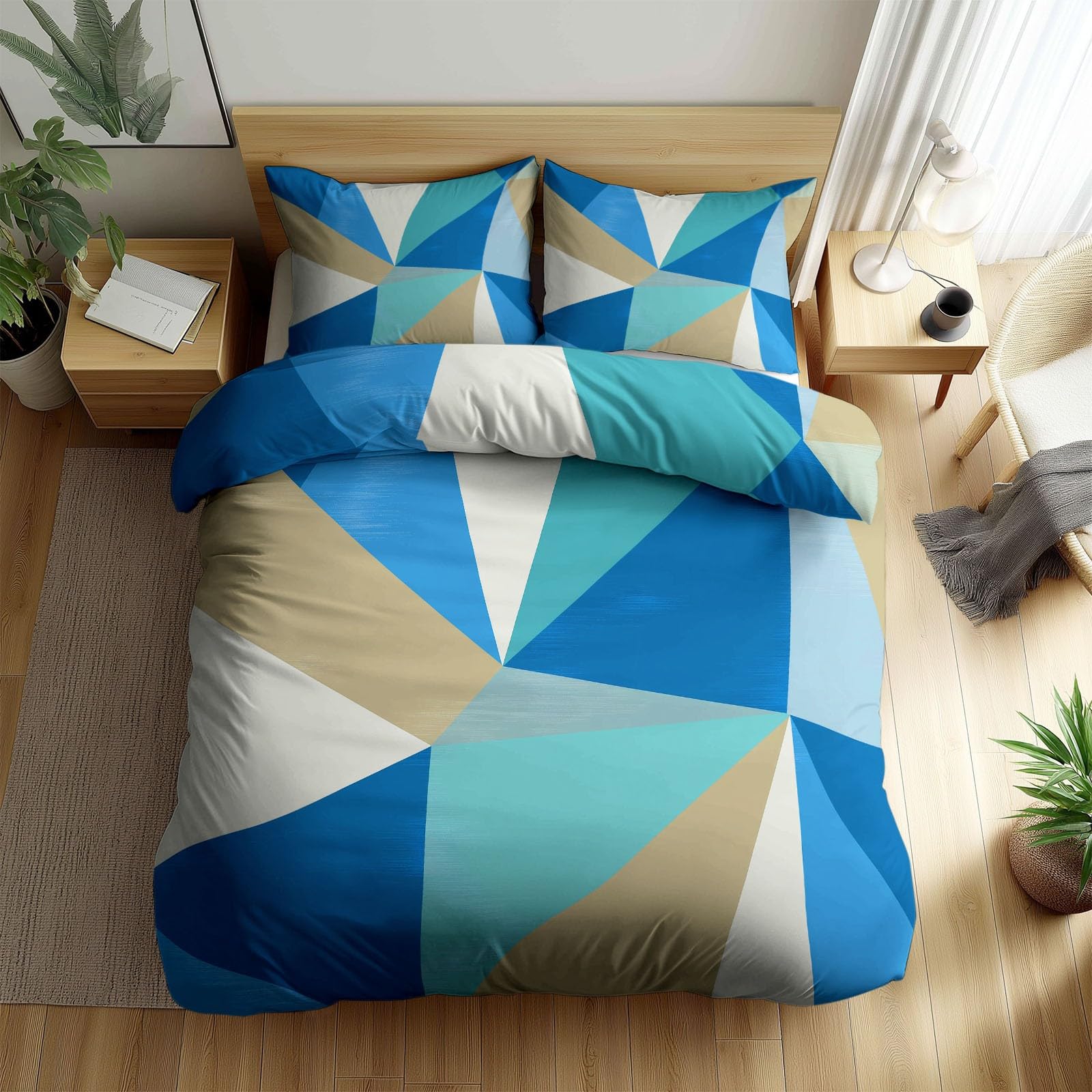 Housse de couette enfant 140x200 cm en microfibre douce et facile à laver sans pli