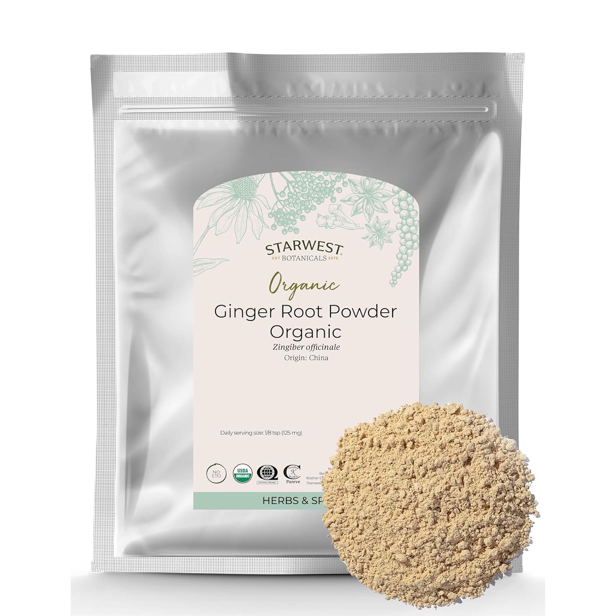 Starwest Botanicals Organic Ginger Root Powder